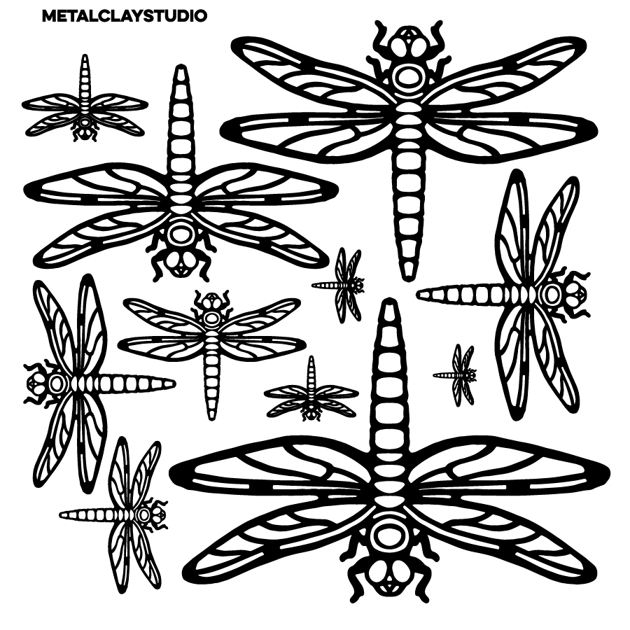Текстура из полимерной резины INSECTS#25