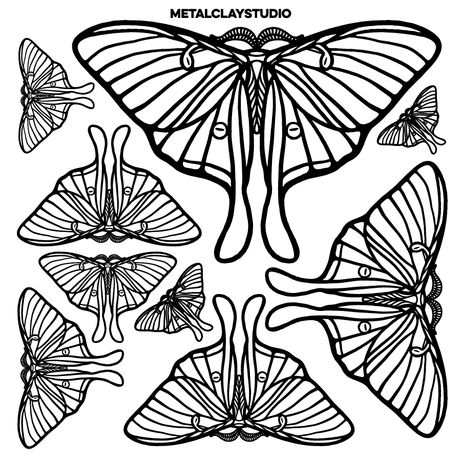 Текстура из полимерной резины INSECTS#24-1