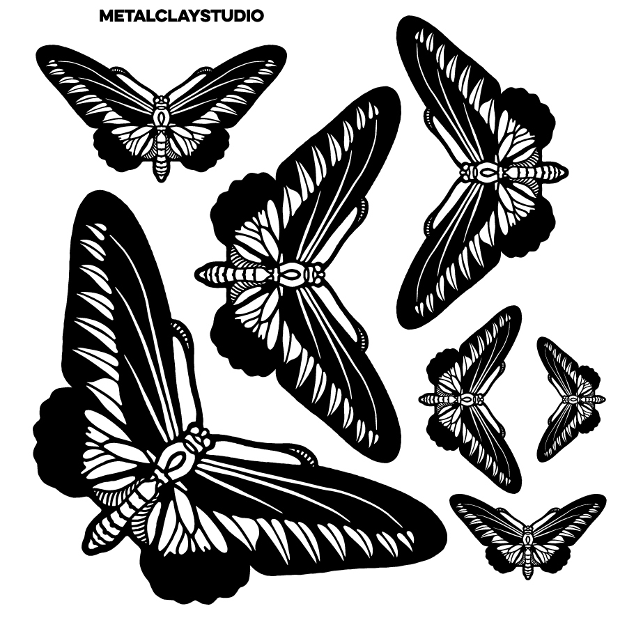 Текстура из полимерной резины INSECTS#20