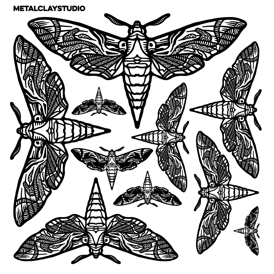 Текстура из полимерной резины INSECTS#18-1