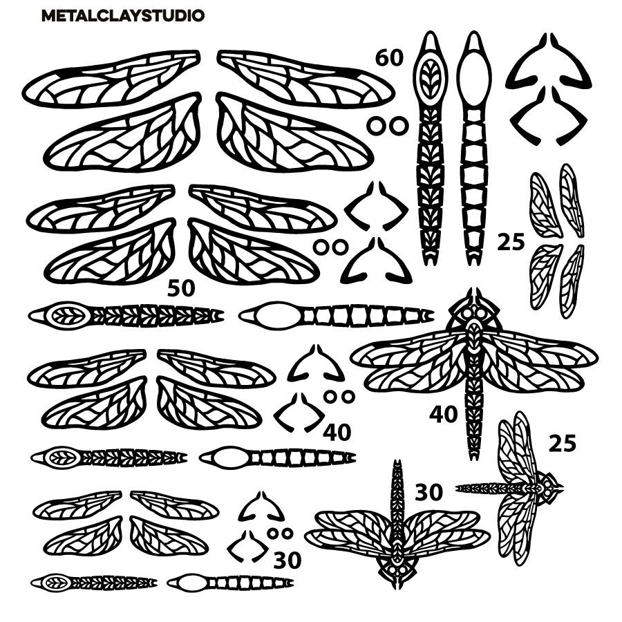 Текстура из полимерной резины INSECTS#14