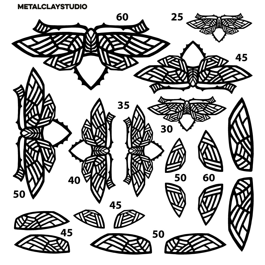 Текстура из полимерной резины INSECTS#12