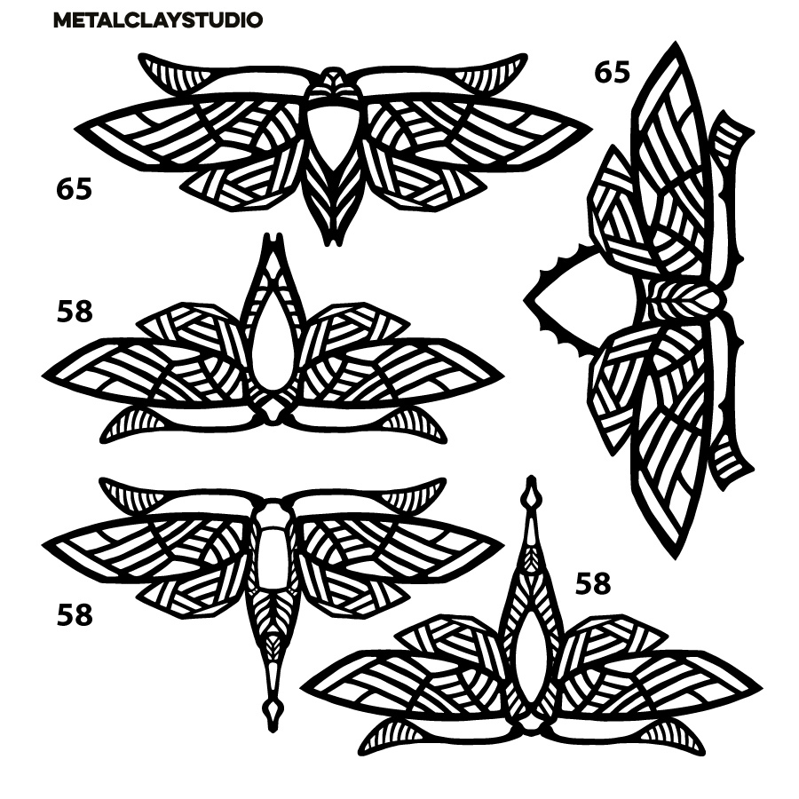 Текстура из полимерной резины INSECTS#09