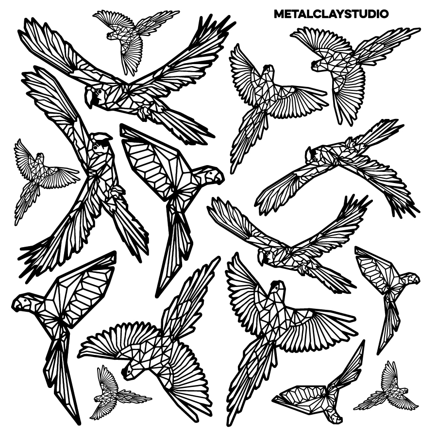 Текстура из полимерной резины ORIGAMI#16