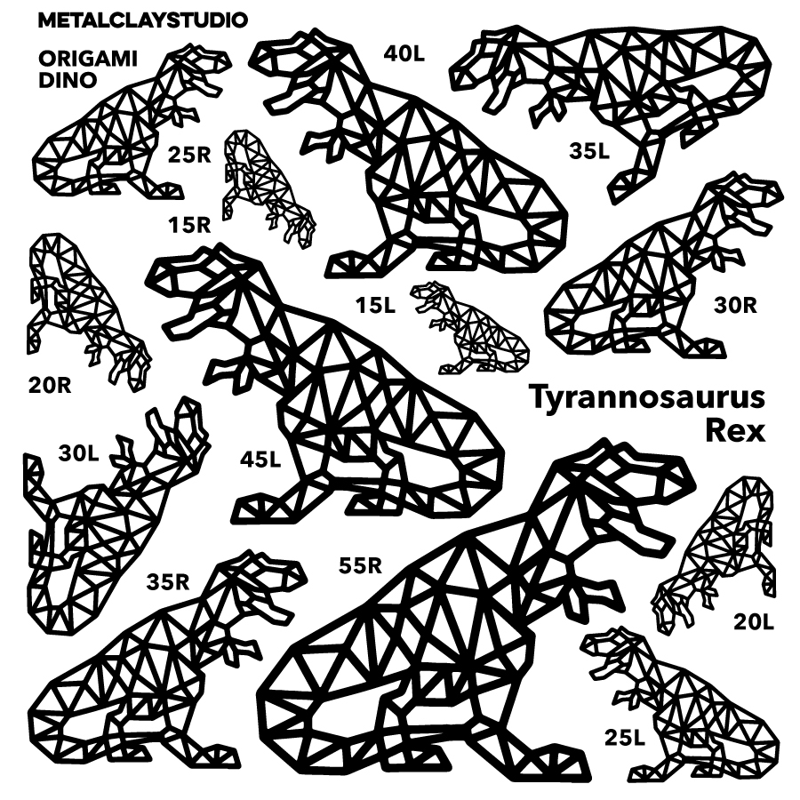 Текстура из полимерной резины ORIGAMI#10