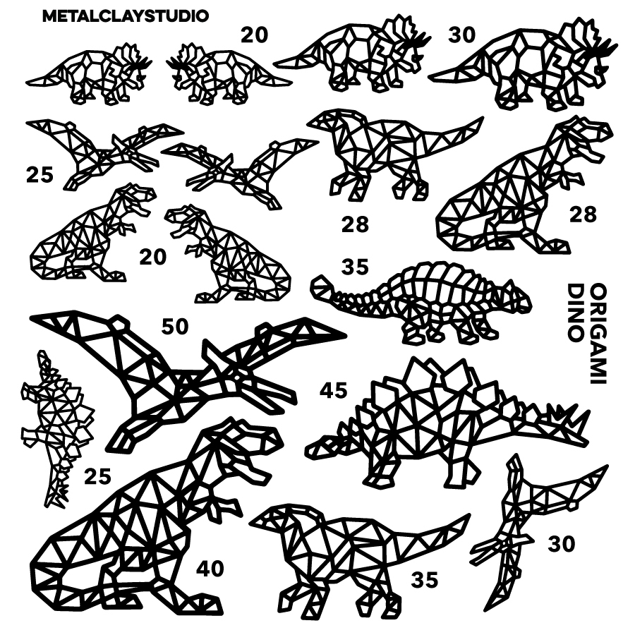 Текстура из полимерной резины ORIGAMI#08