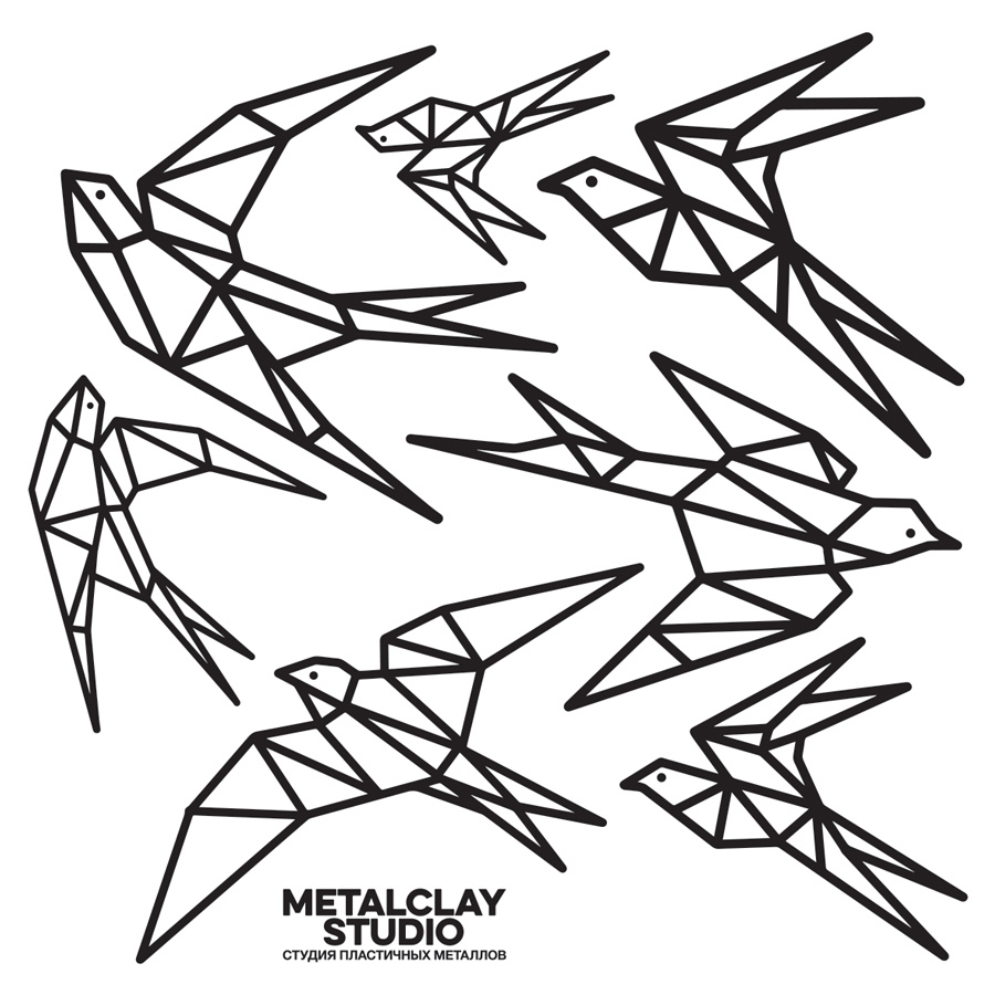 Текстура из полимерной резины ORIGAMI#01