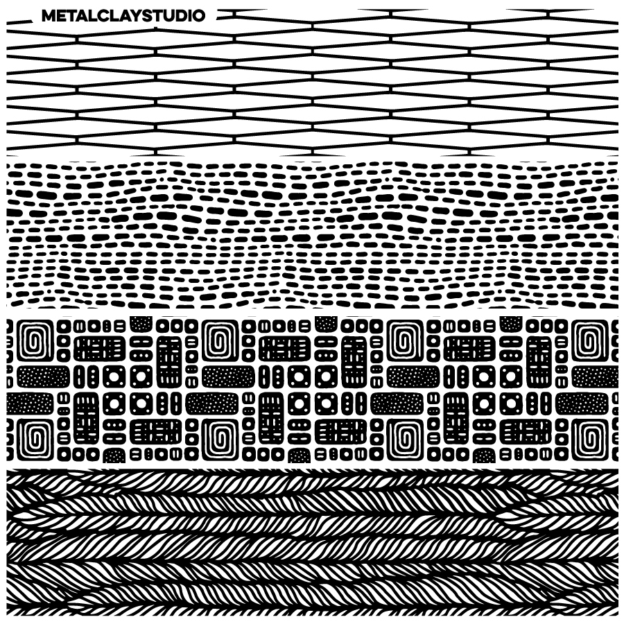 Текстура из полимерной резины RINGS#09