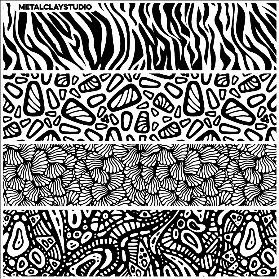 Текстура из полимерной резины RINGS#06