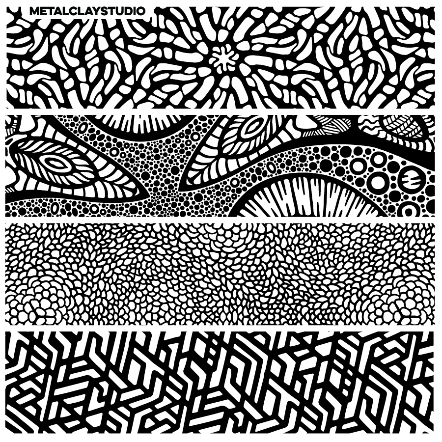 Текстура из полимерной резины RINGS#05