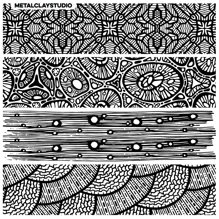 Текстура из полимерной резины RINGS#04