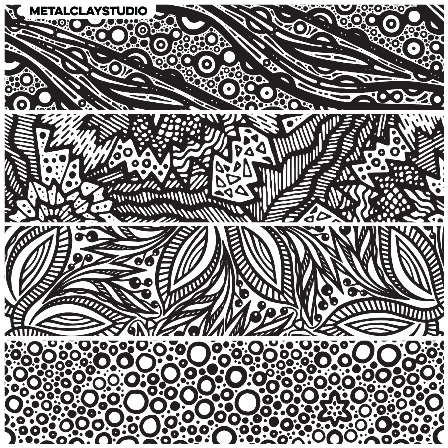 Текстура из полимерной резины RINGS#02