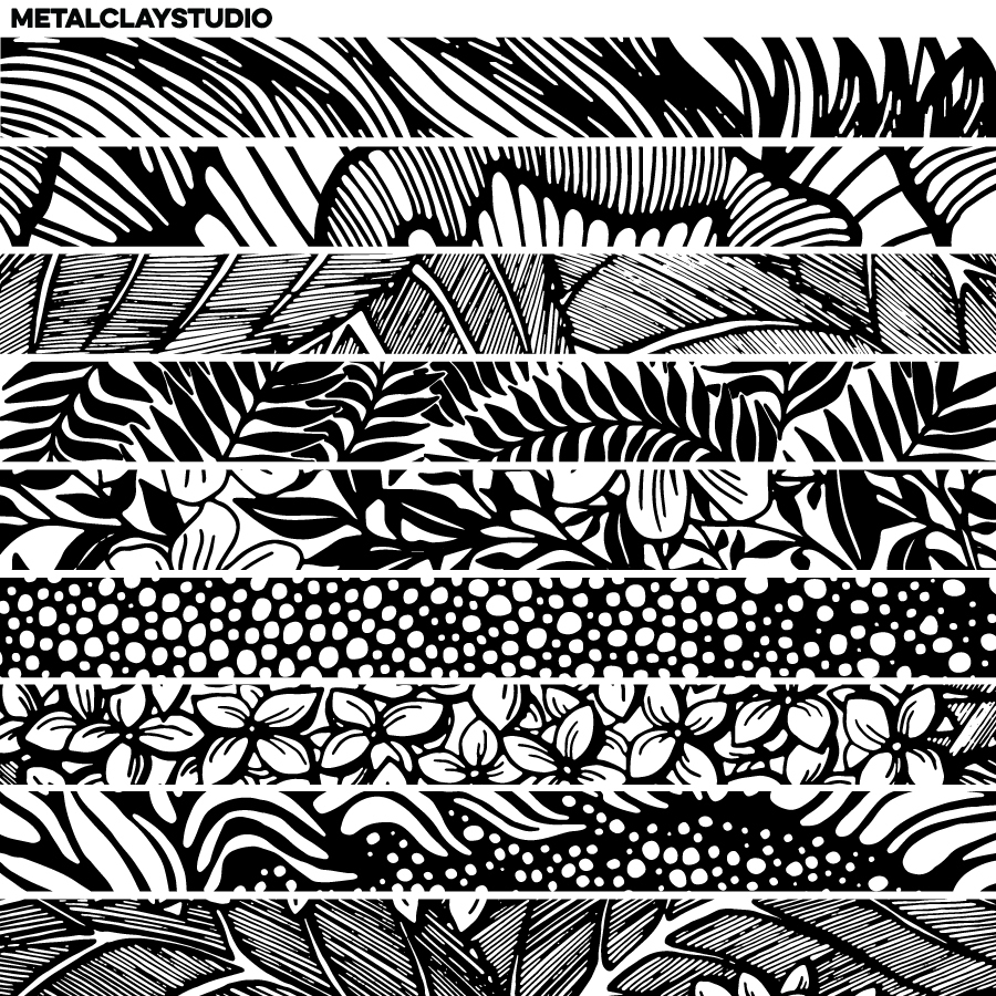 Текстура из полимерной резины RINGS#01