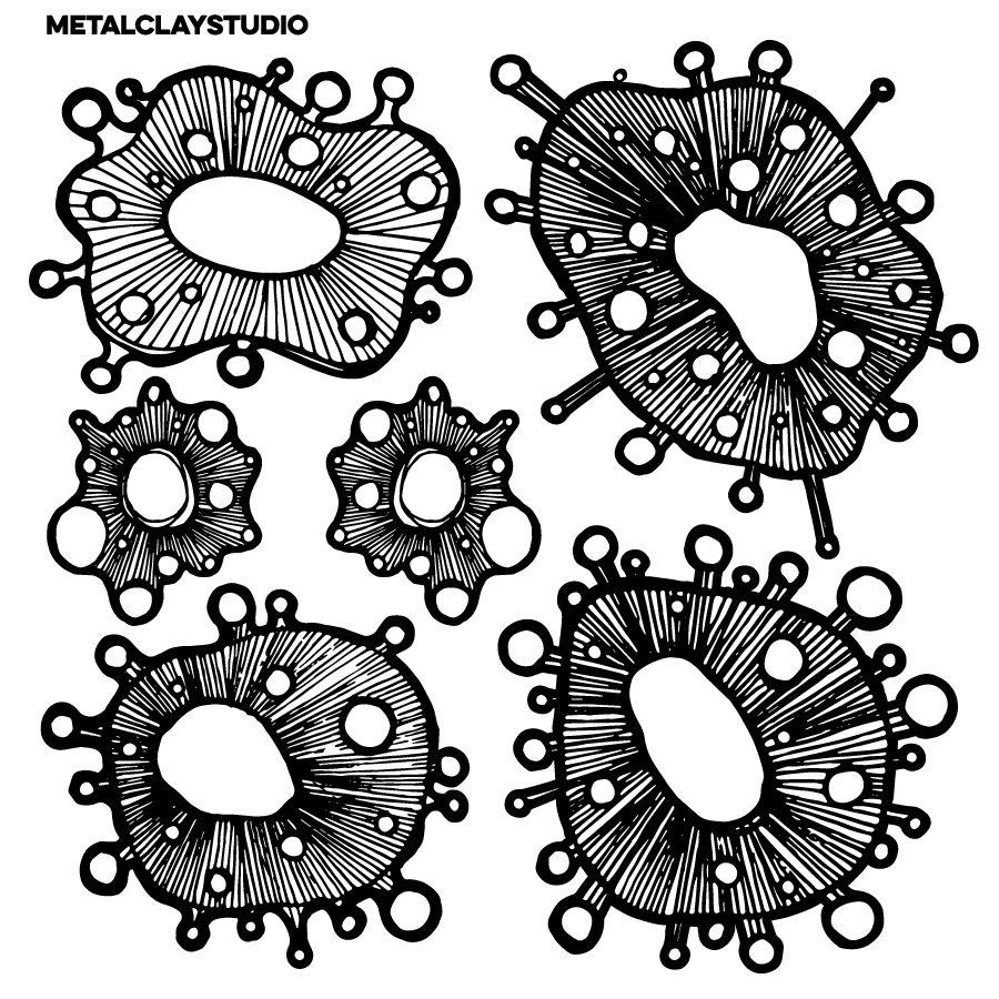 Текстура из полимерной резины SPACE#05