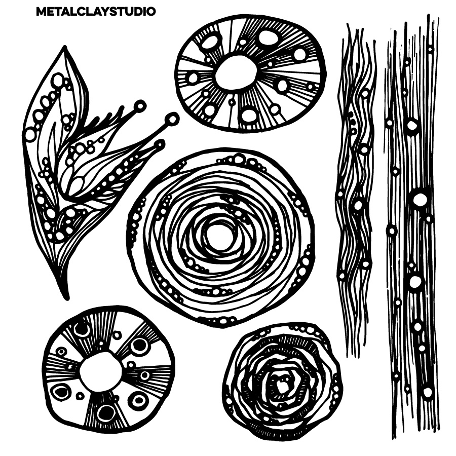 Текстура из полимерной резины SPACE#02