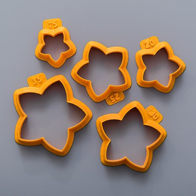 Комплект каттеров "Цветок" (тип 2)