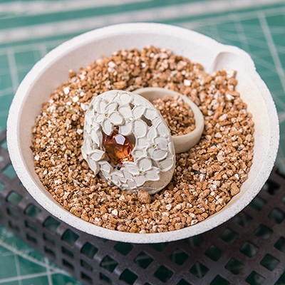 Обжиг изделий из металлической глины (длительный)