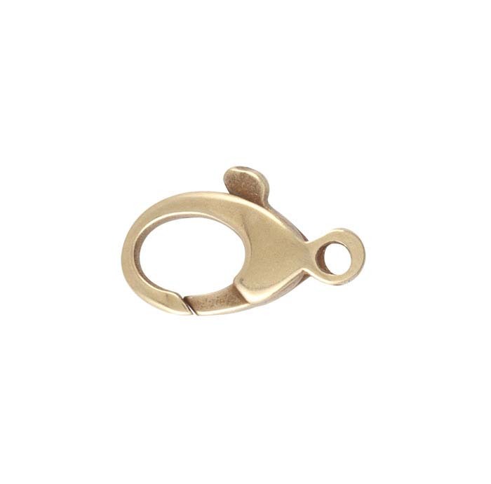 Замок-карабин "капля" 13,4 мм (бронза)