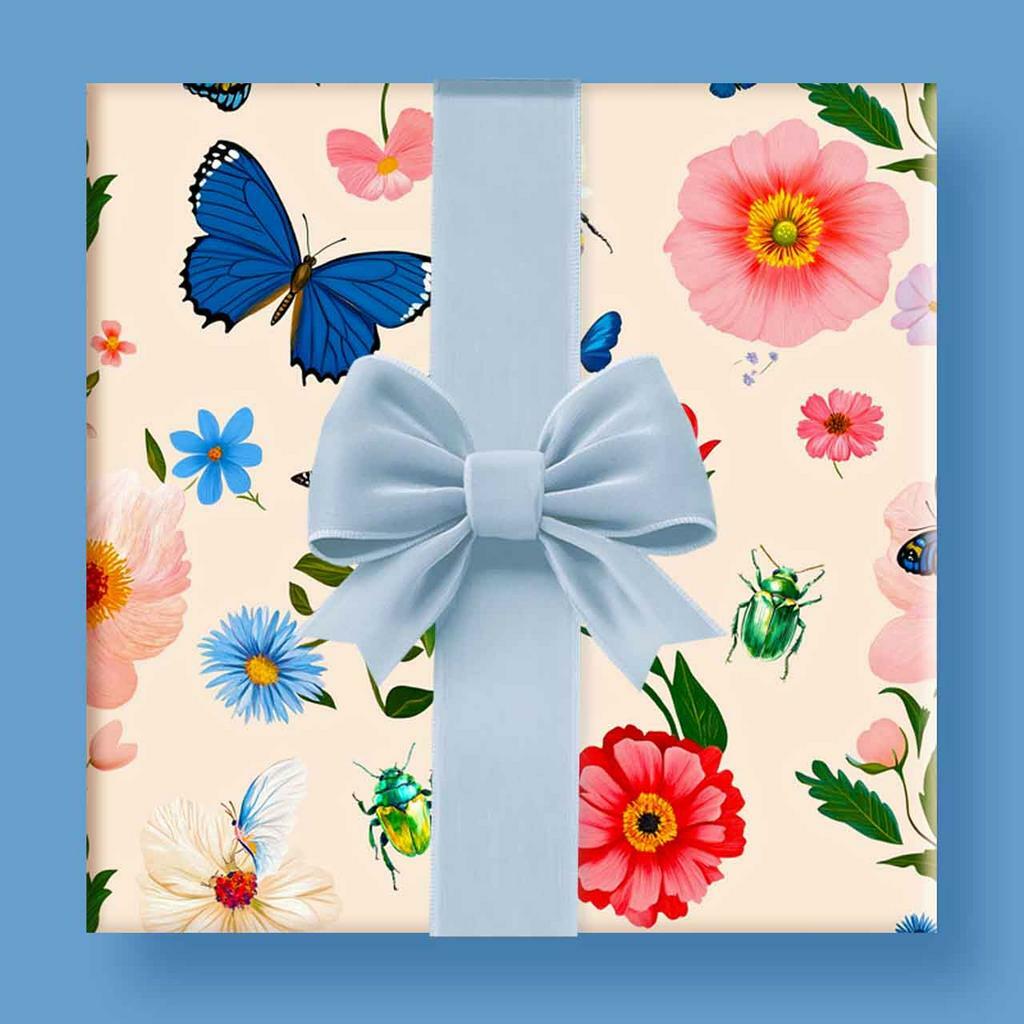 Упаковочная бумага "Ботаника", двусторонняя