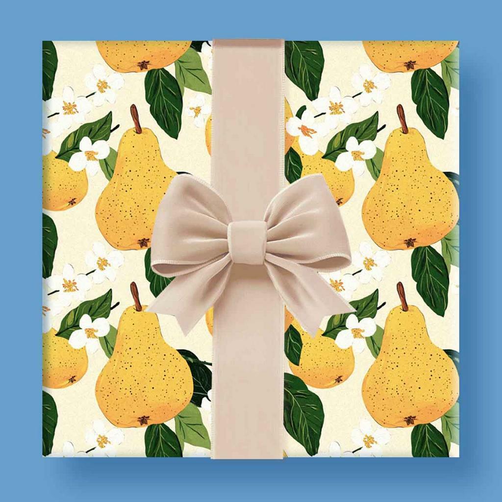 Упаковочная бумага "Летний сад", двусторонняя