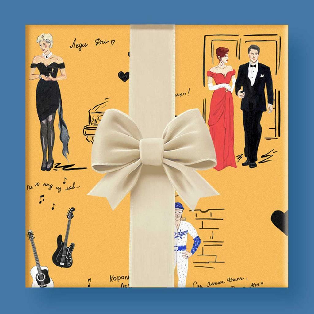 Упаковочная бумага "Легенды стиля"