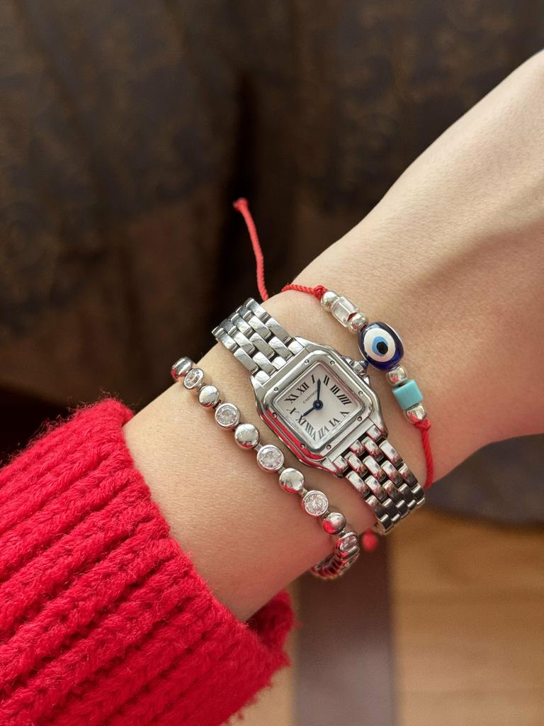 eye bracelet blue and white