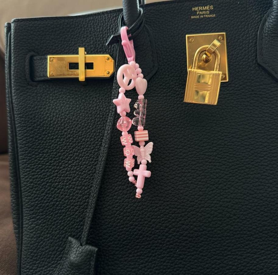 брелок на сумку pinky