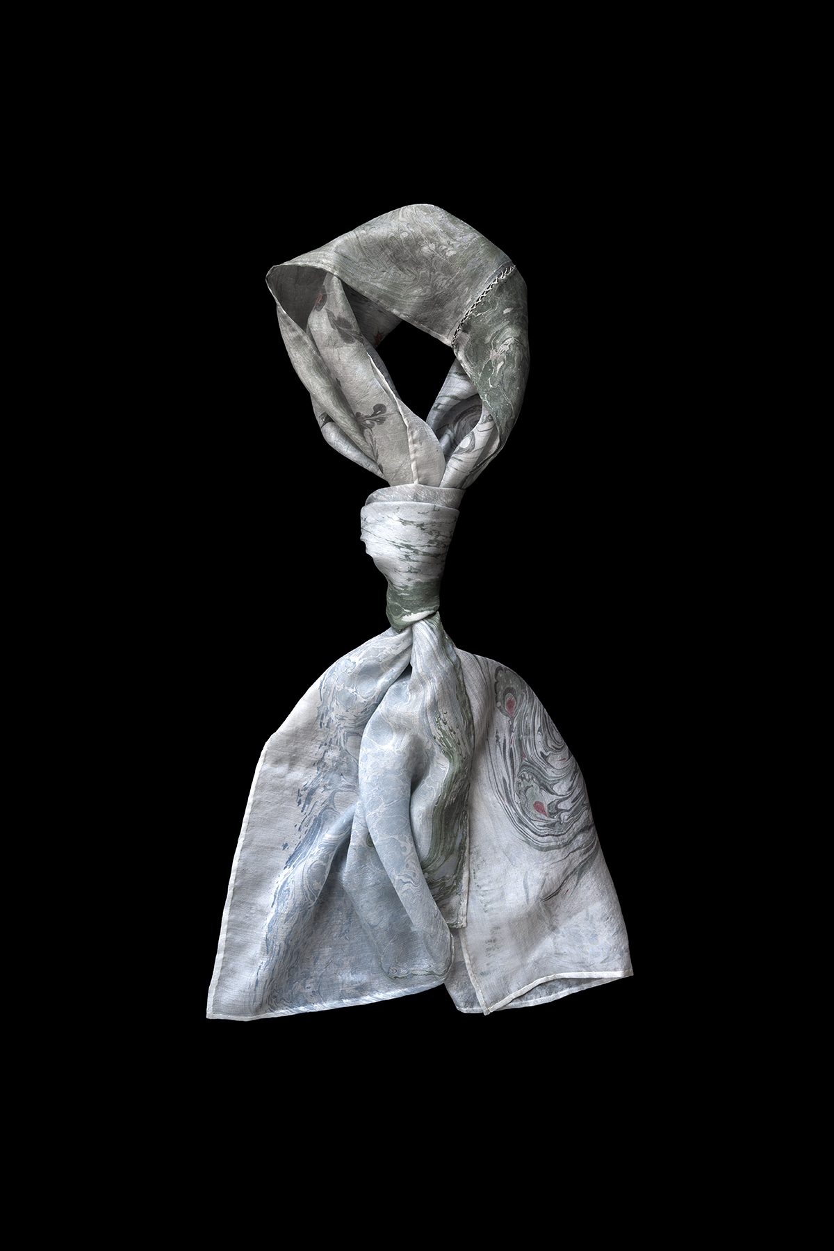 Шёлковый платок с фигурами 6