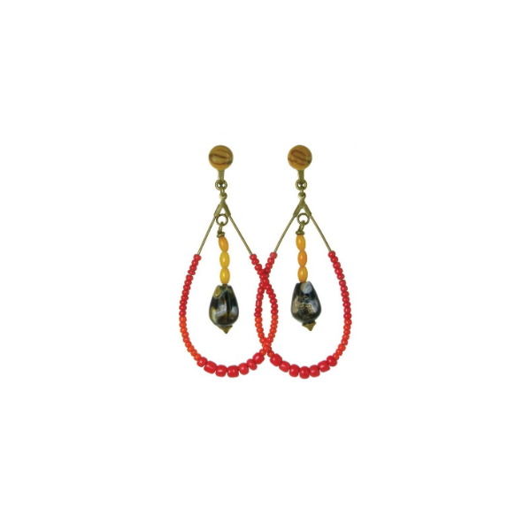 серьги nature bijoux