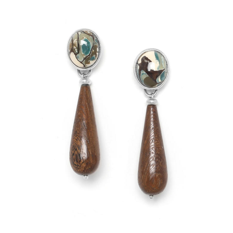 серьги nature bijoux