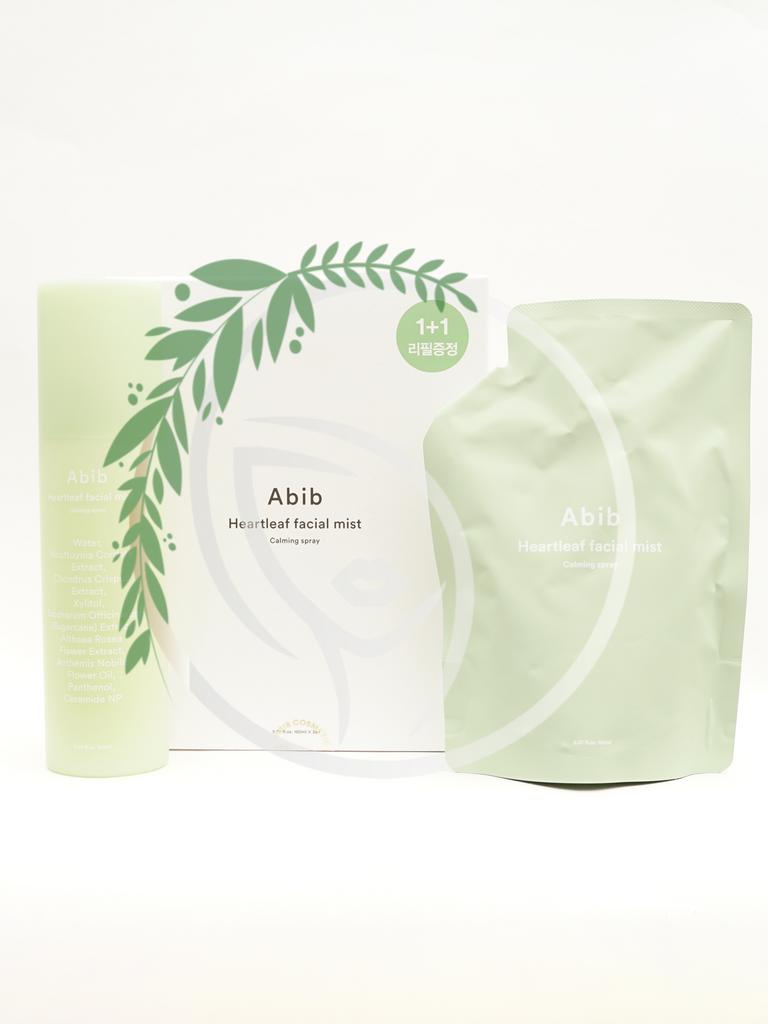 Успокаивающий мист для лица Abib Heartleaf Facial Mist Calming Spray 150ml + refill 150ml