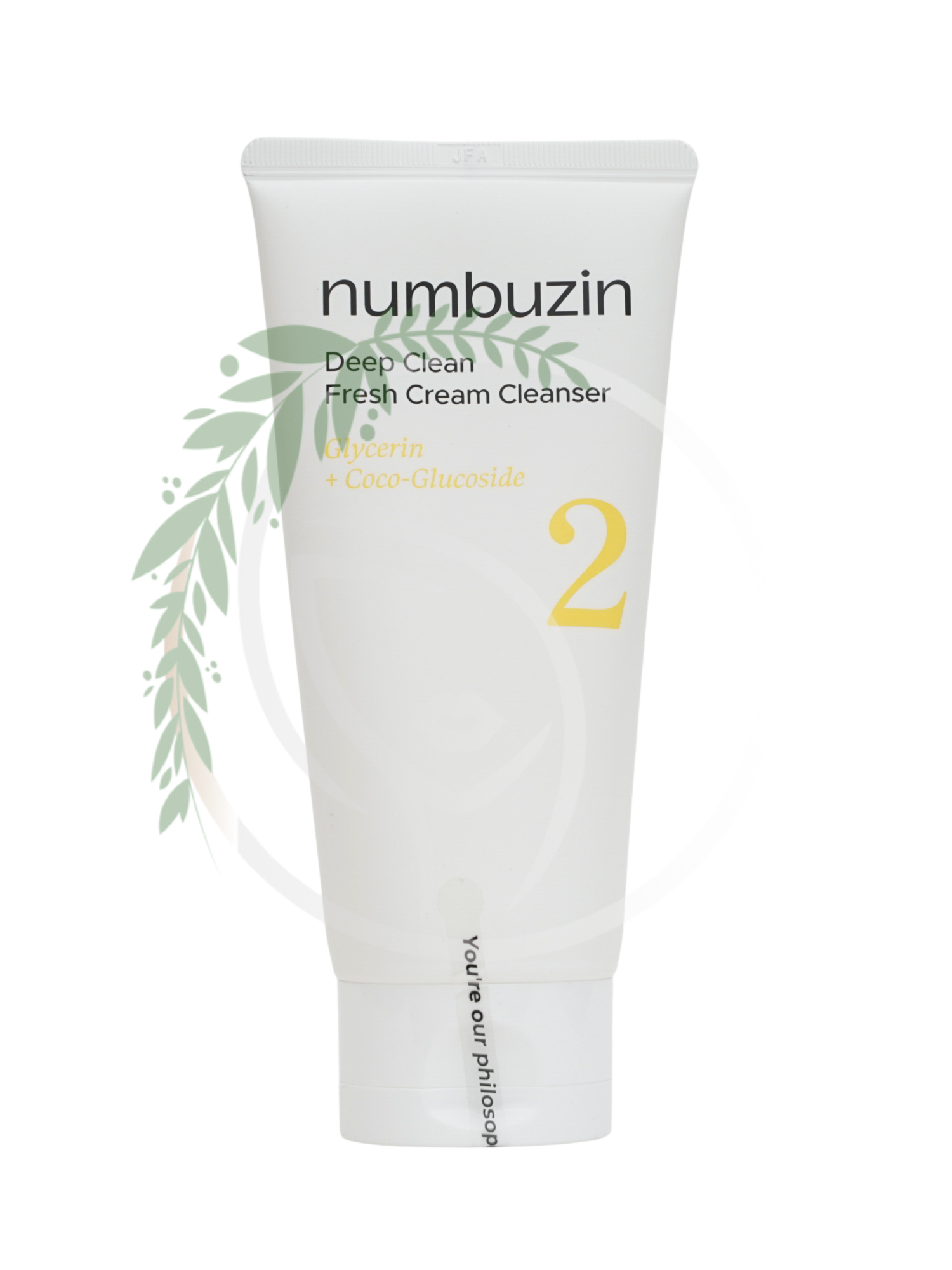 Кремовая пенка для умывания Numbuzin No. 2 Deep Clean Fresh Cream Cleanser 120 мл