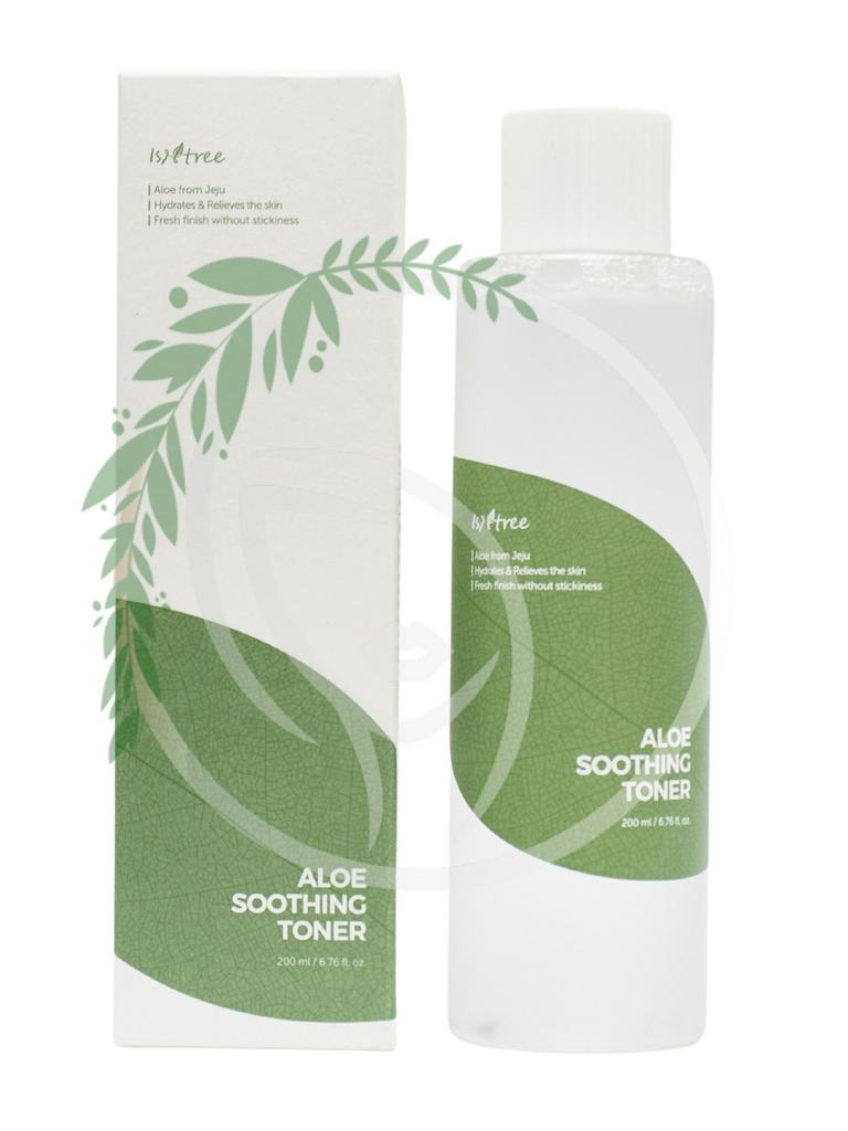 Успокаивающий тонер с экстрактом алоэ IsNtree Aloe Soothing Toner 200ml
