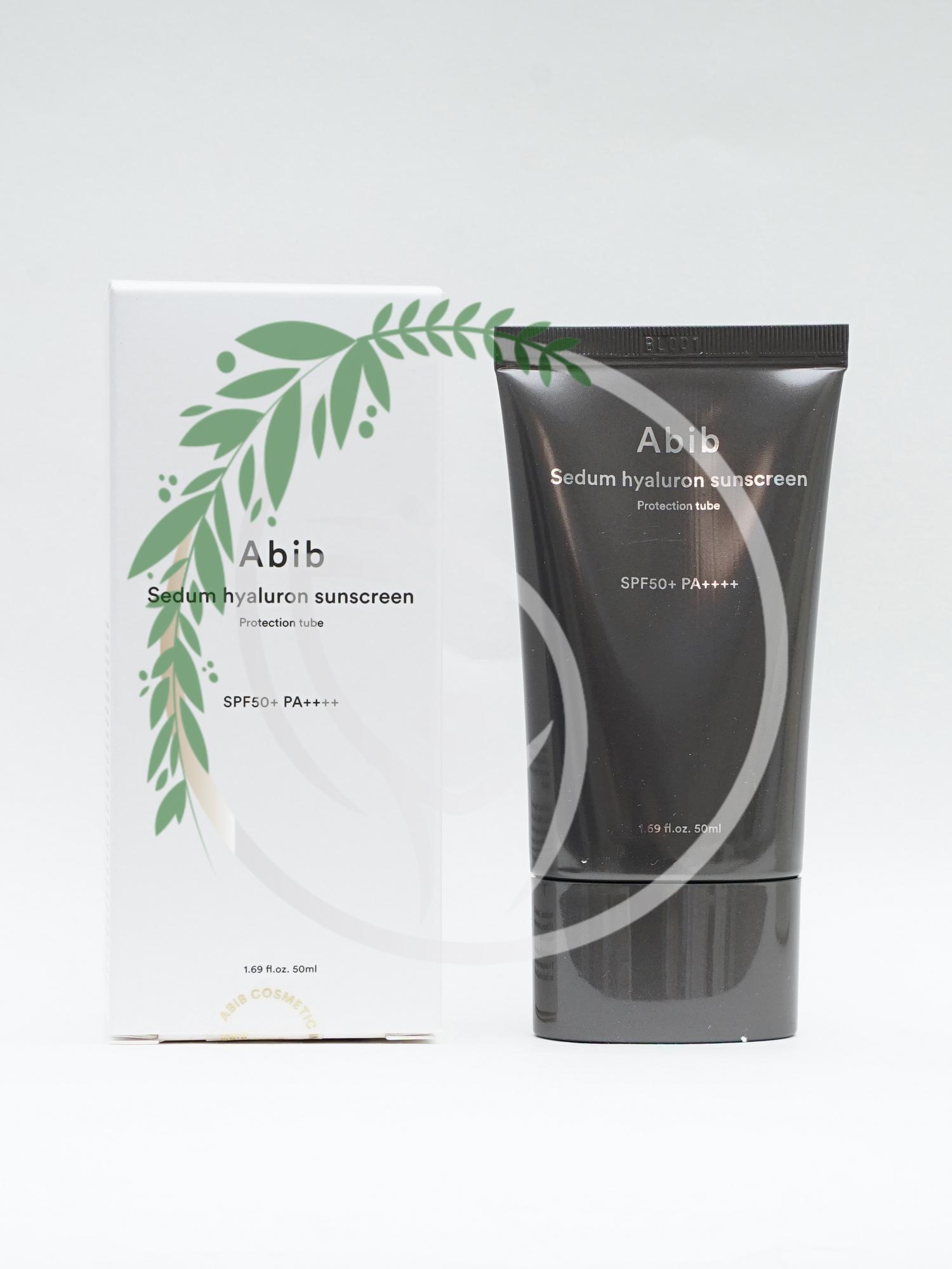 Успокаивающий солнцезащитный крем Abib Sedum Hyaluron Sunscreen Protection Tube SPF50+ PA++++ 50 ml