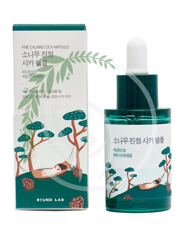 Успокаивающая ампула с экстрактом сосны Round Lab Pine Calming Cica Ampoule 30 мл