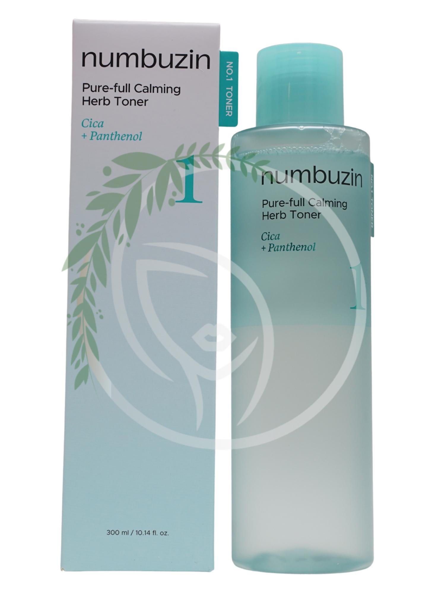 Успокаивающий тонер Numbuzin No.1 Pure-full Calming Herb Toner 300 мл