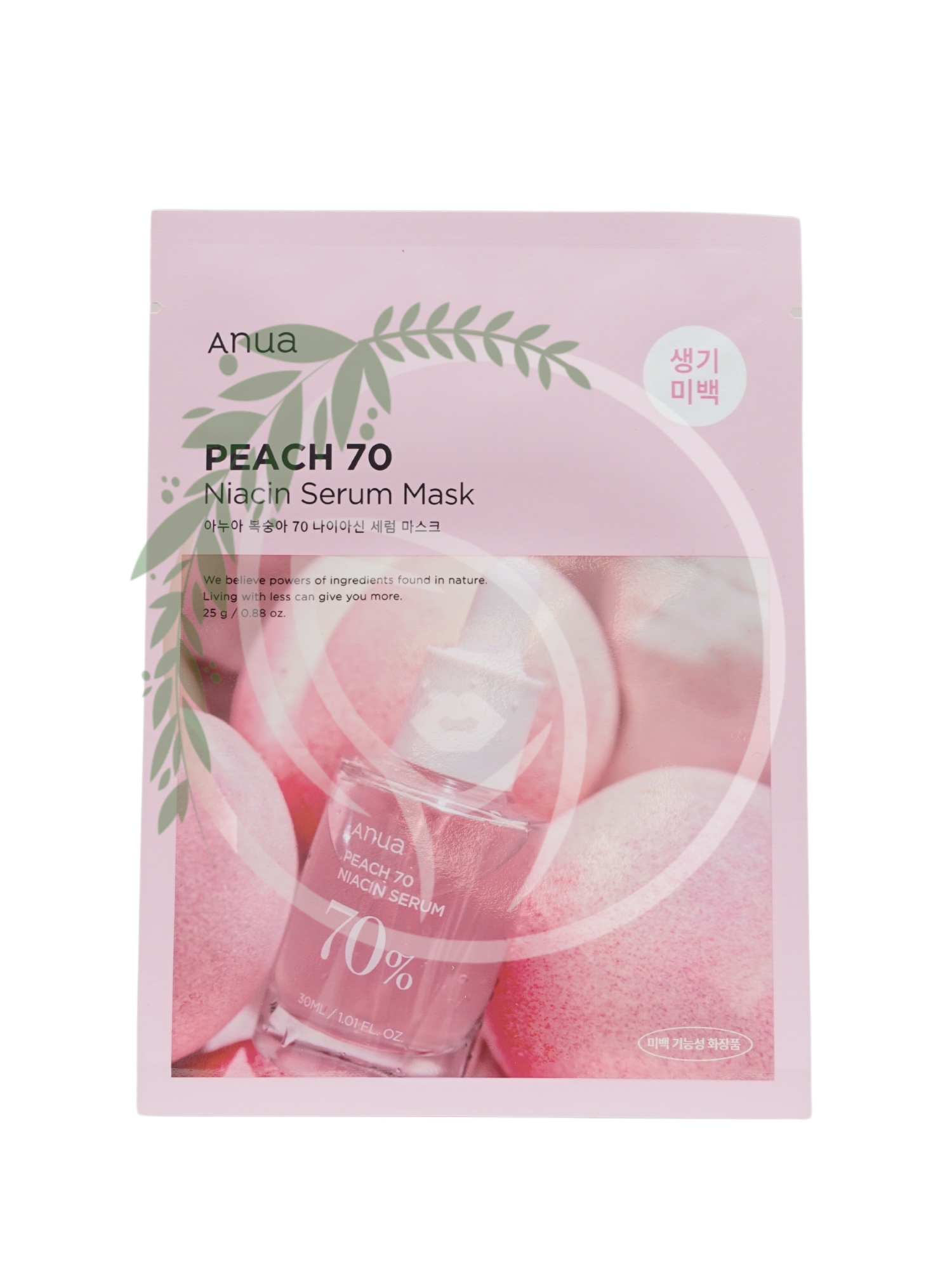 Тканевая маска с экстрактом персика Anua Peach 70% Niacin Serum Mask 1шт