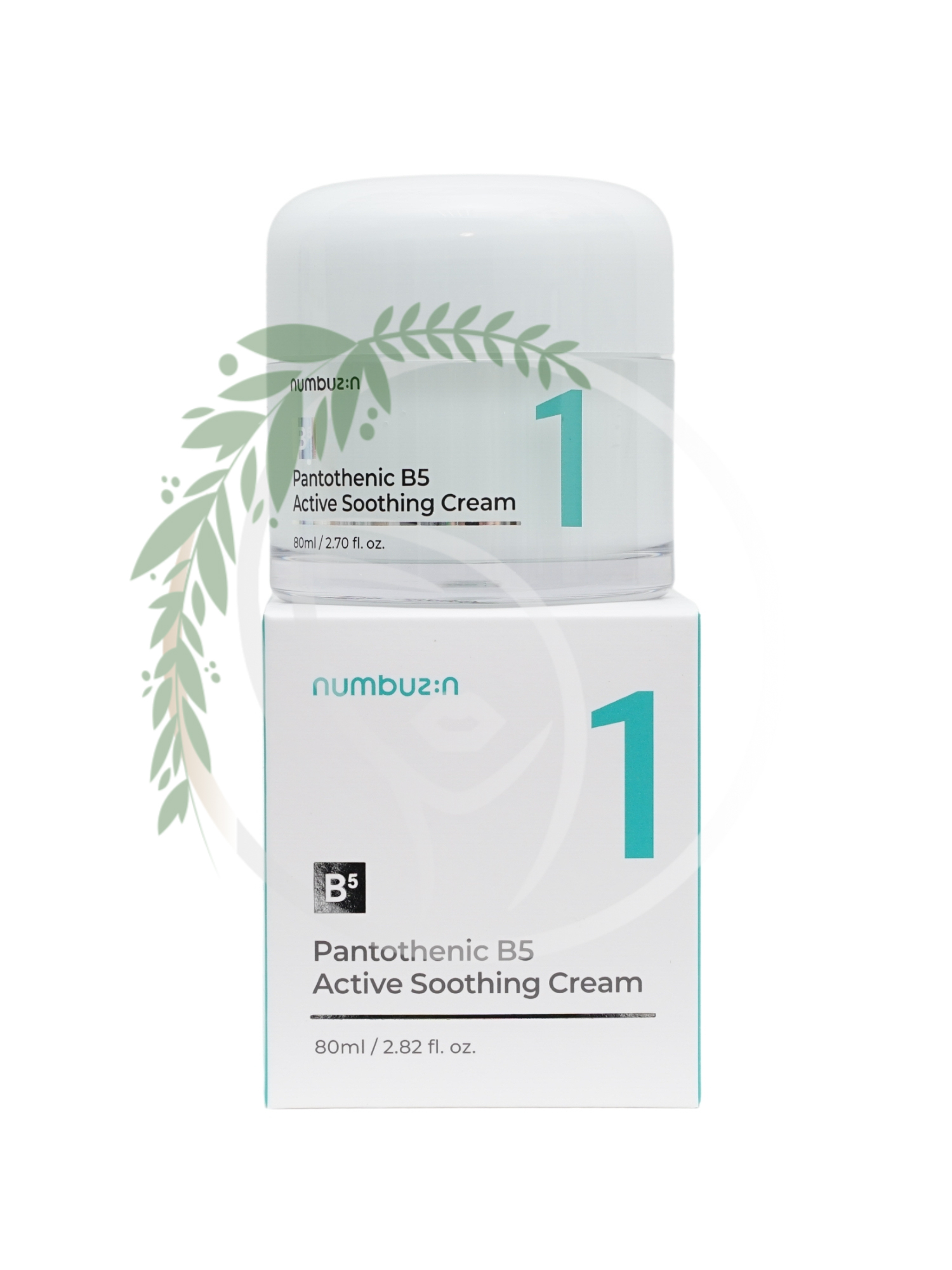 Успокаивающий крем Numbuzin No.1 Pantothenic B5 Active Soothing Cream 80 мл