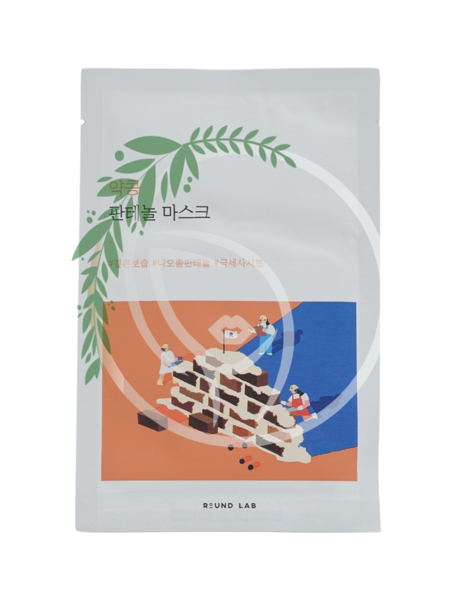 Восстанавливающая тканевая маска с чёрной соей и пантенолом Round Lab Soybean Panthenol Mask 1 шт