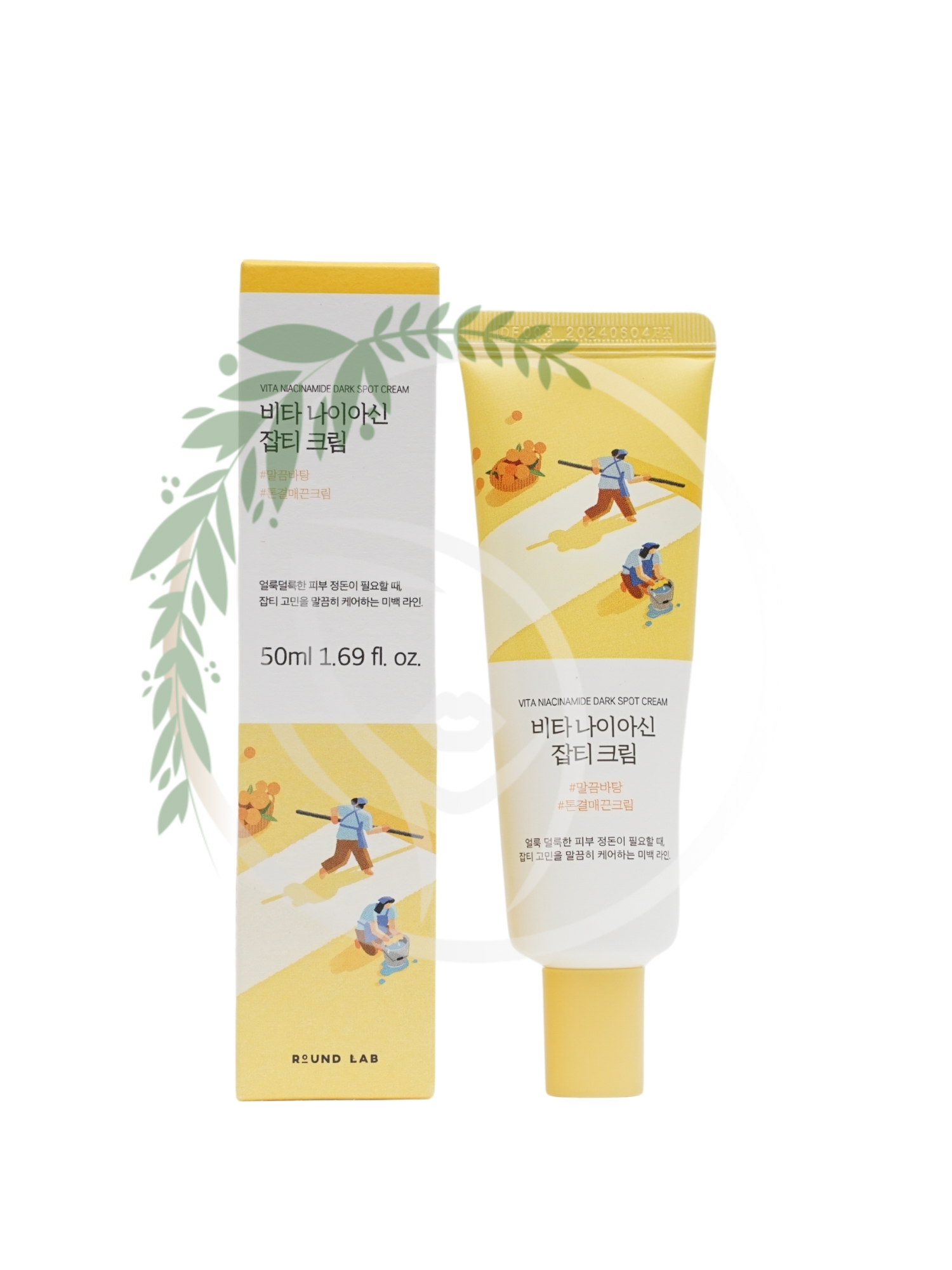 Осветляющий крем с ниацинамидом Round Lab Vita Niacinamide Dark Spot Cream 50ml