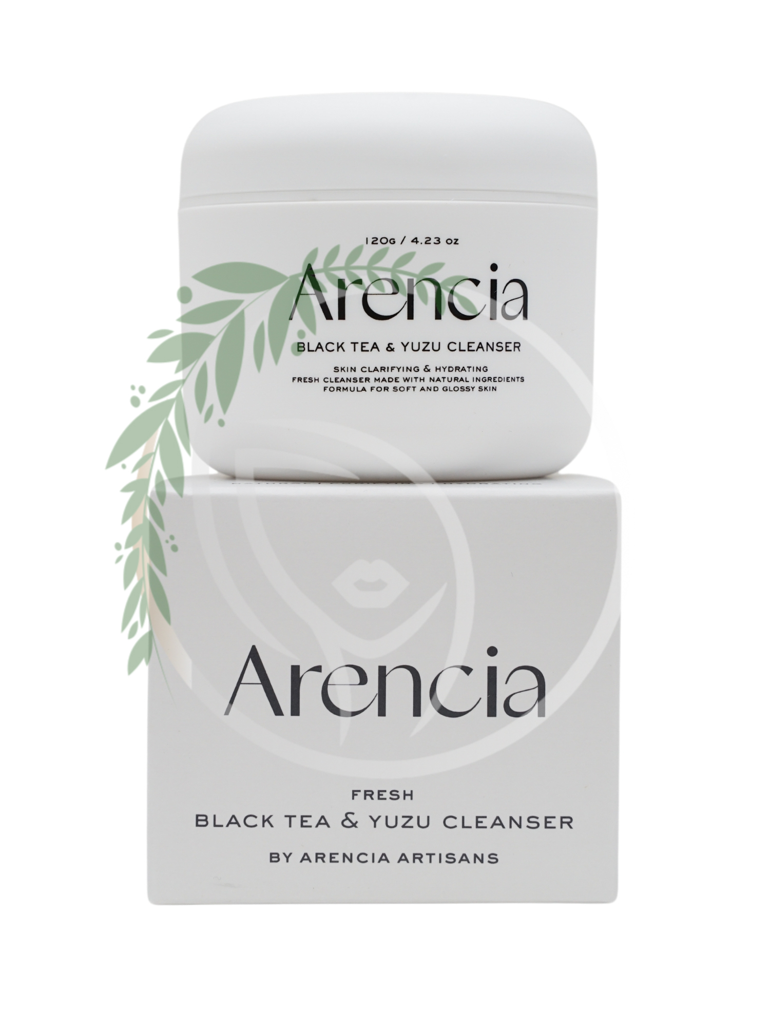 Пенка для глубокого очищения кожи Arencia Black Tea & Yuzu Cleanser 120g