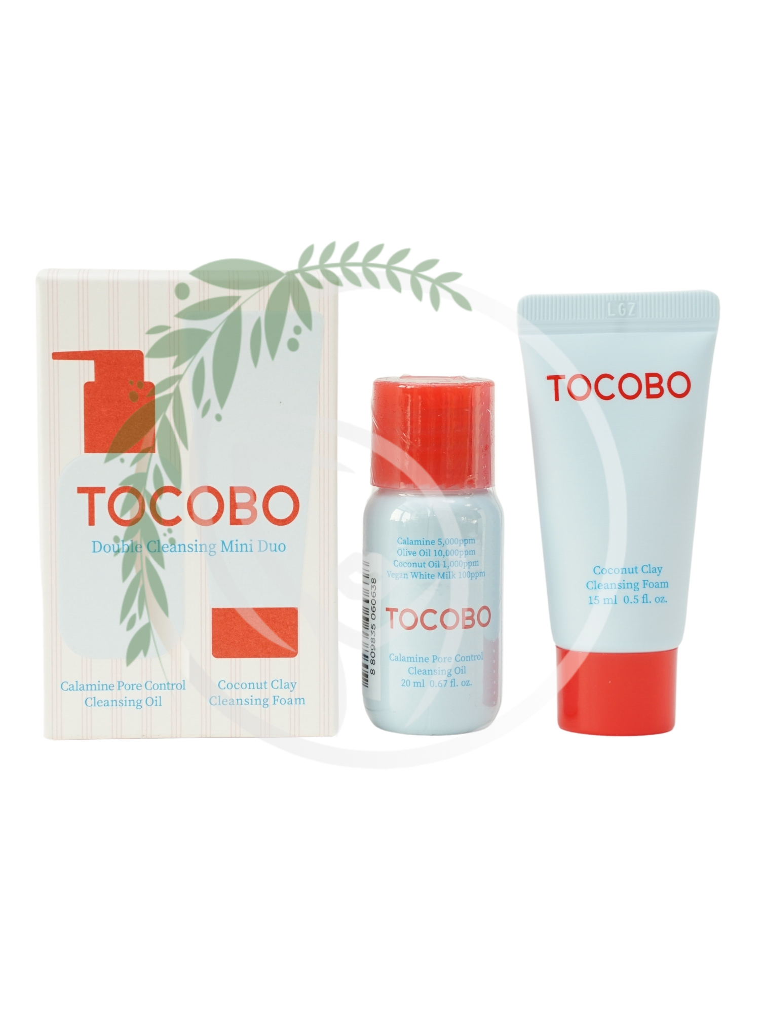 Набор для двойного очищения Tocobo Double Cleansing Mini Duo 20+15 ml