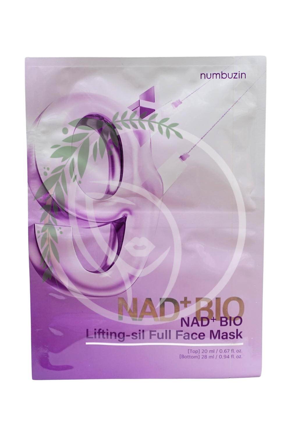 Лифтинг маска для эластичности кожи Numbuzin No.9 NAD Bio Lifting Full Cover Facial Mask 4шт+Fabric Lifting Band