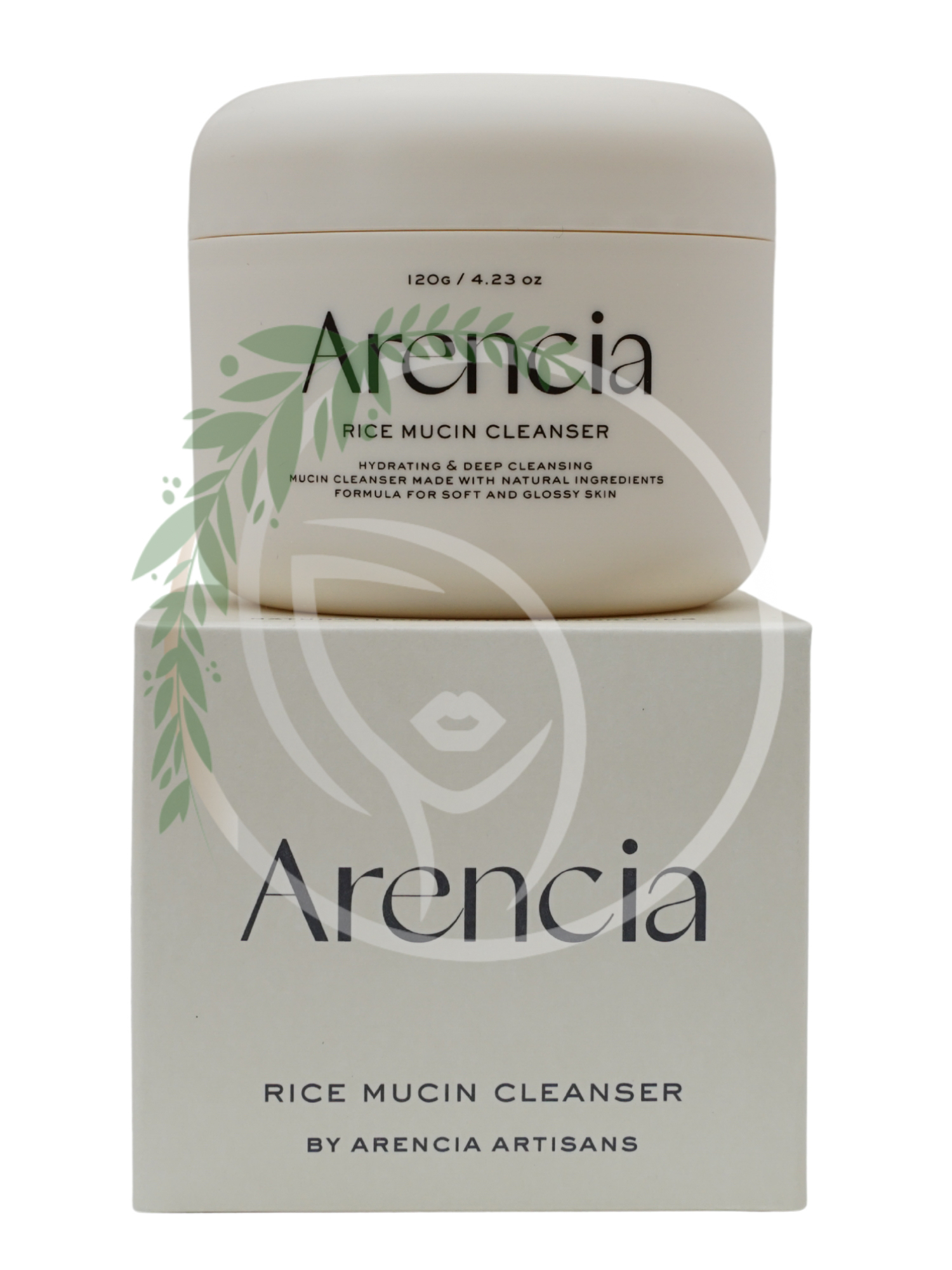 Пенка для глубокого очищения кожи Arencia Rice Mucin Cleanser 120g