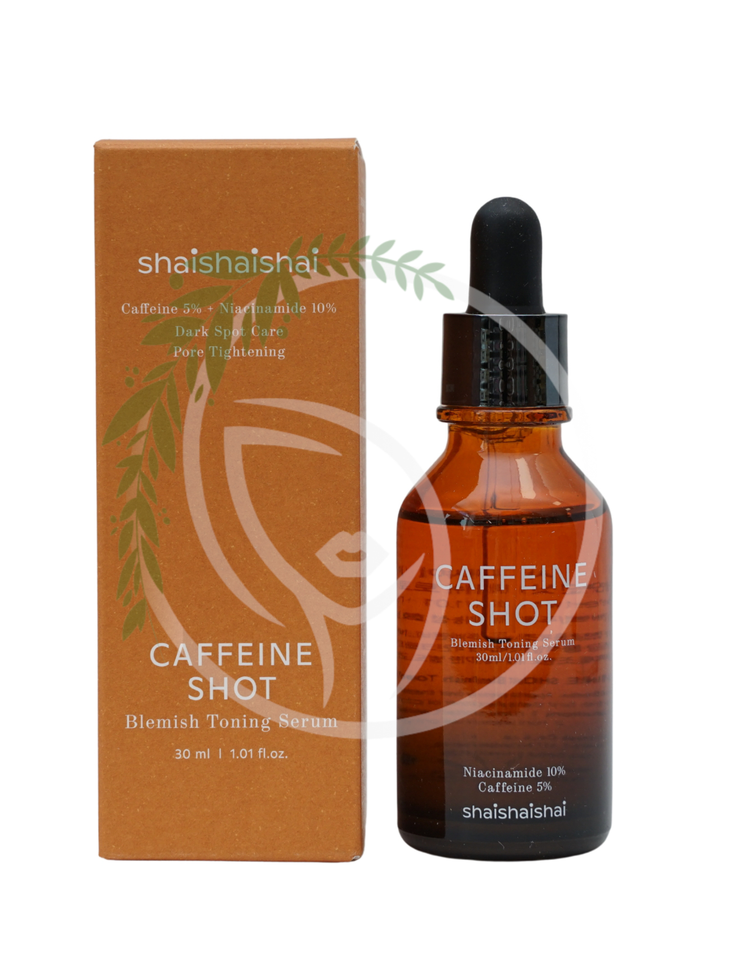 Осветляющая сыворотка с кофеином и ниацинамидом SHAISHAISHAI Caffeine Shot Blemish Toning Serum 30ml