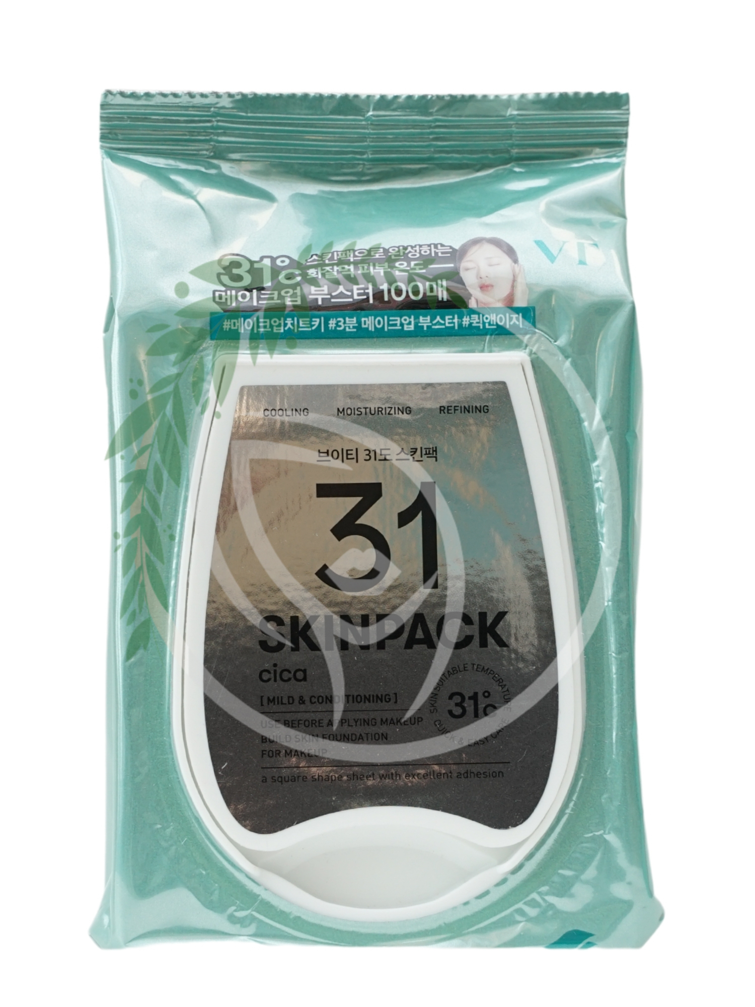 Успокаивающие локальные маски для лица VT Cosmetics 31 Skin Pack Mild 100шт