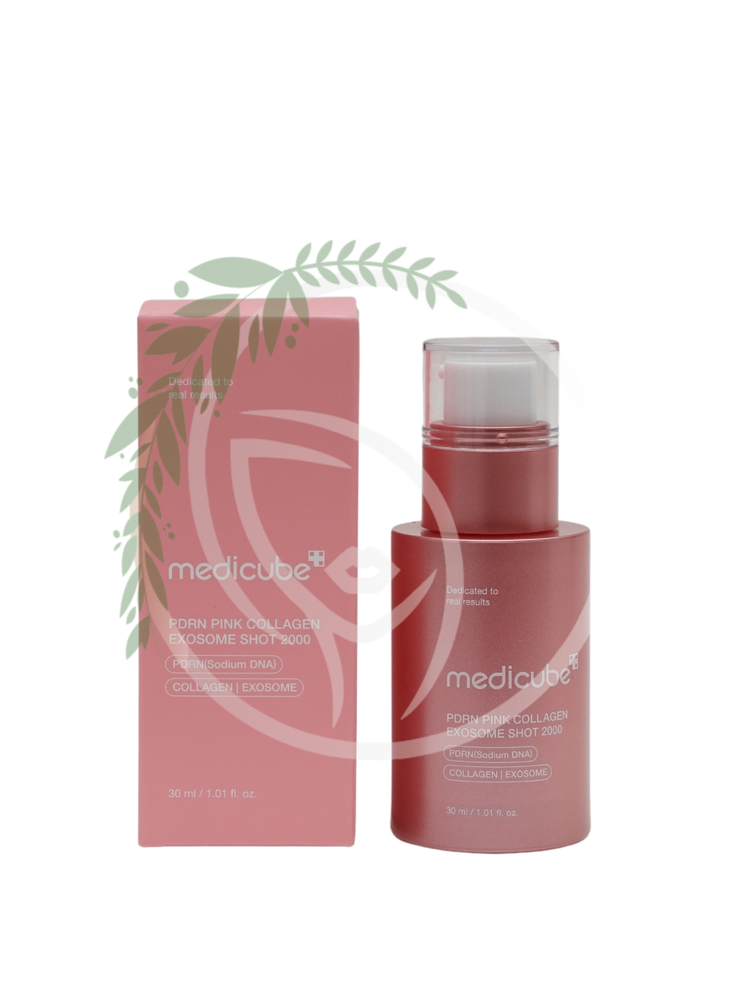 Сыворотка с микроиглами и экзосомами Medicube PDRN Pink Collagen Exosome Shot 2000 30ml