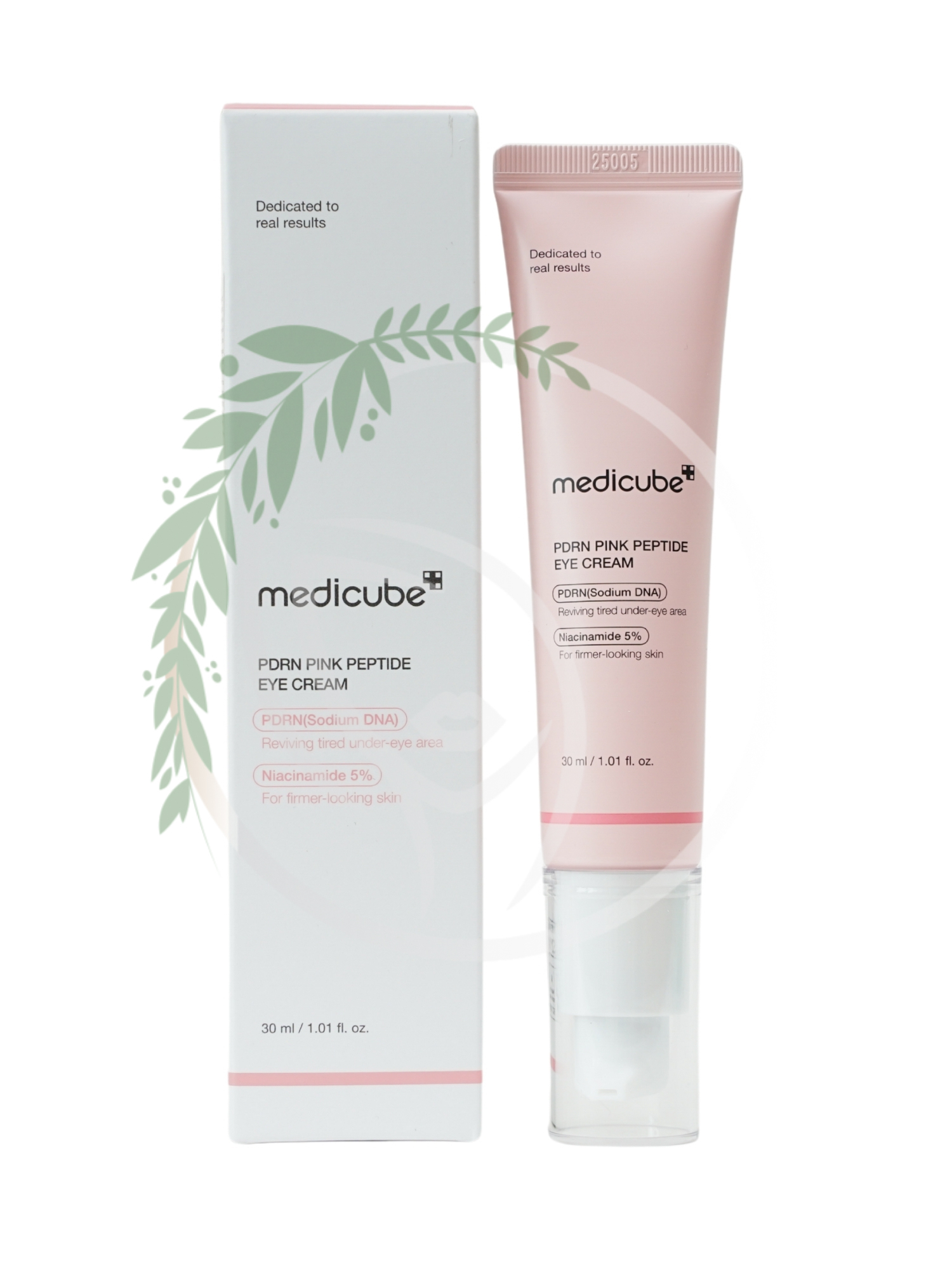 Осветляющий крем для век с ПДРН и пептидами Medicube PDRN Pink Peptide Eye Cream 30ml