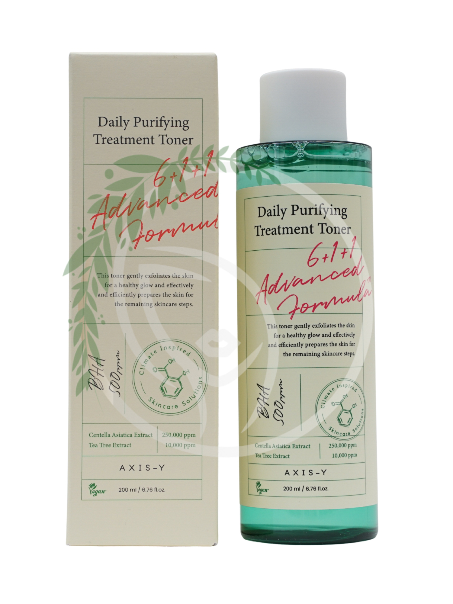 Тонер для проблемной кожи с центеллой и BHA-кислотой  AXIS-Y Daily Purifying Treatment Toner 200 ml