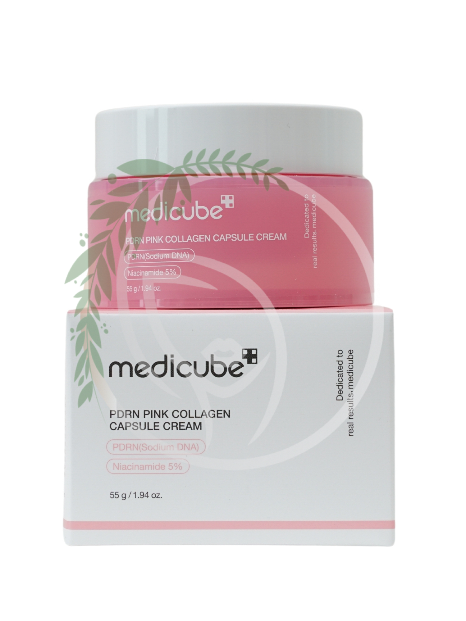 Капсульный крем с ПДРН и пептидами Medicube PDRN Pink Collagen Capsule Cream 55g